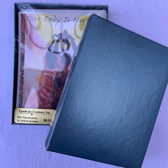 Vintage Carole Joy Creations "Birth Announcement" - 2 Boxes - Picture 2 of 2